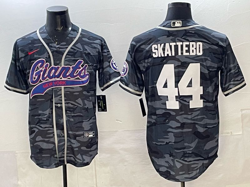 Men 2025 New York Giants #44 Skattebo Camo Joint Name Nike Limited NFL Jersey 007->new york giants->NFL Jersey